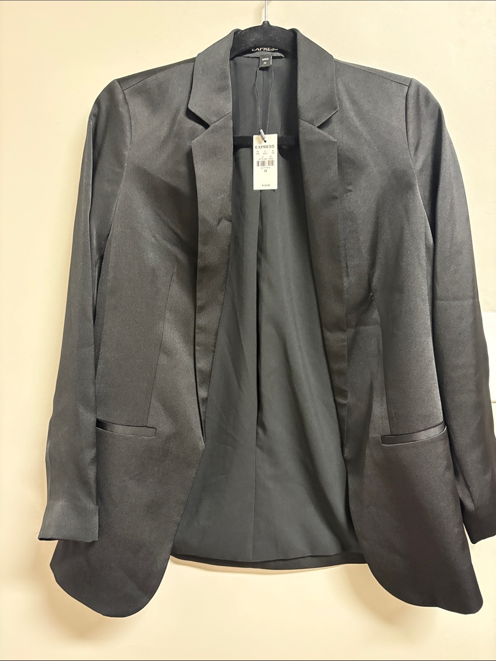 Express Black Open-Front Women's Blazer